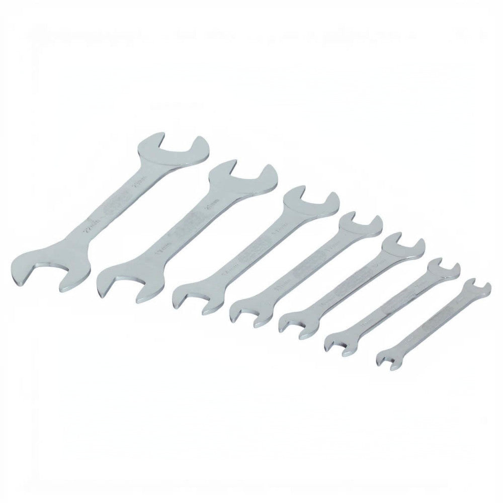 Extra Flat Spanner Set Double Open Ended 6mm-23mm Metric Wrenches -7PC