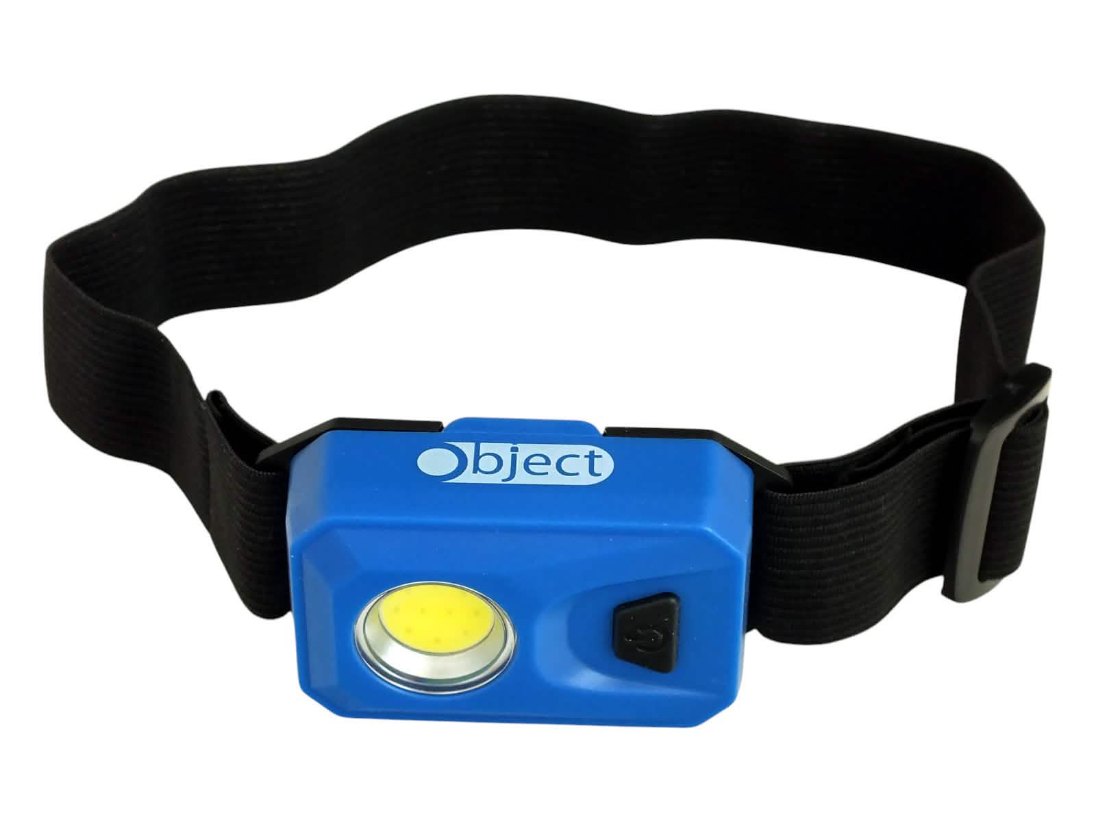 3W COB LED Head Torch Headlamp 200 Lumen Headtorch Batteries Included | Blue