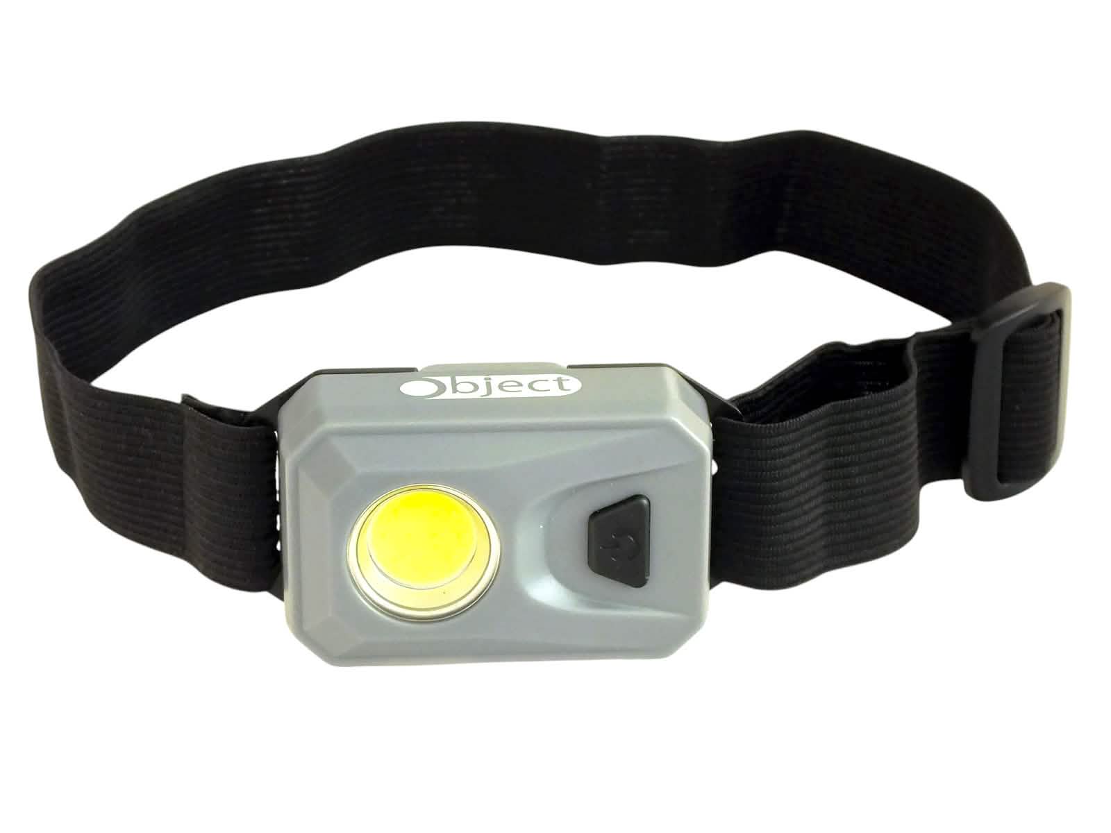 Free 3W COB LED Head Torch Headlamp 200 Lumen Headtorch Batteries Included | Grey