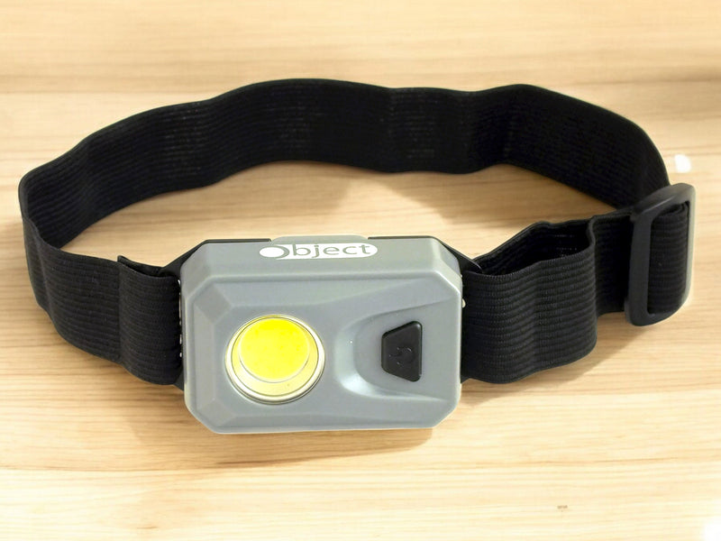 Free 3W COB LED Head Torch Headlamp 200 Lumen Headtorch Batteries Included | Grey
