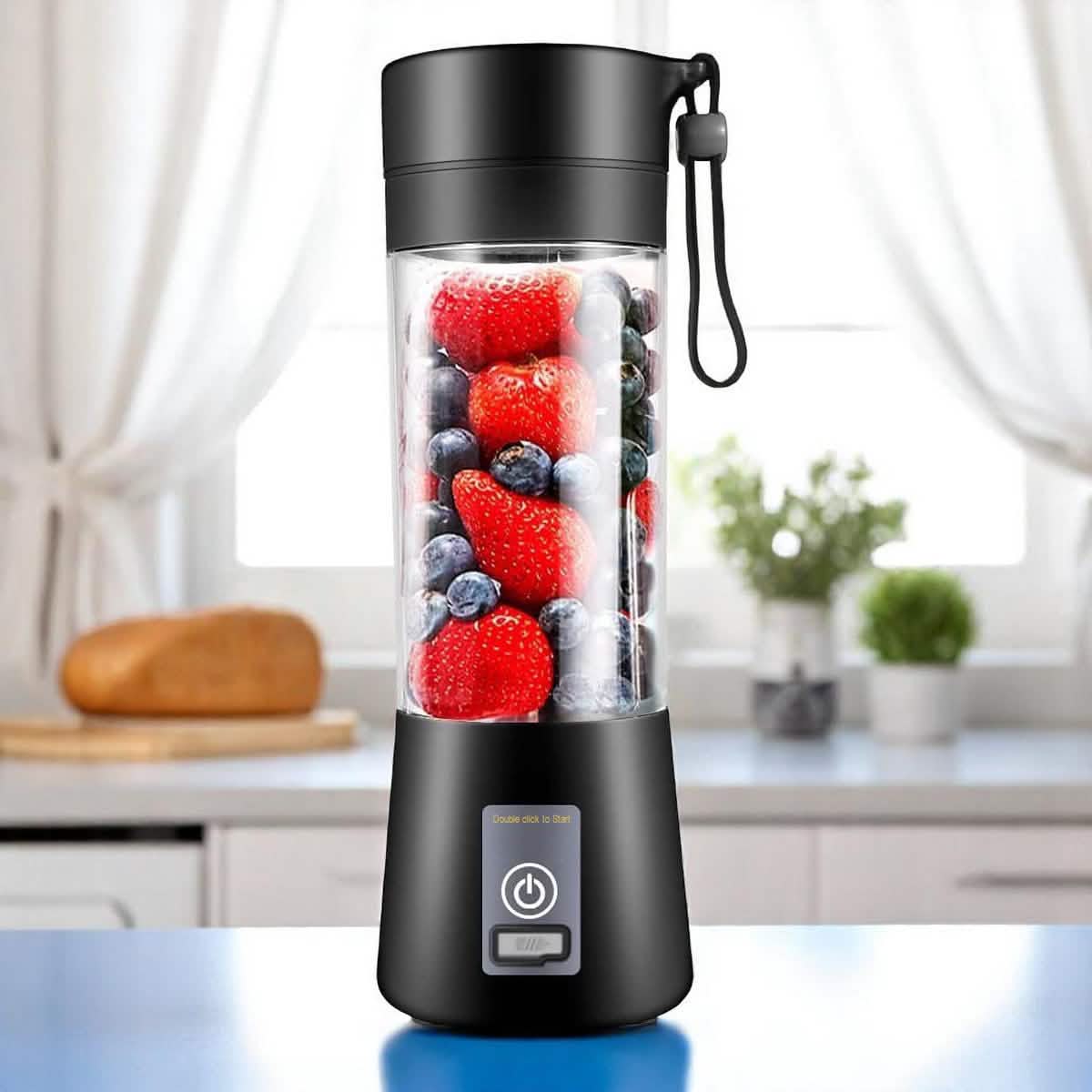 Portable Blender USB Rechargeable Juicer Fruit Smoothie Protein Shake Maker