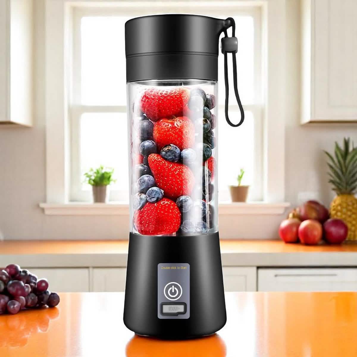 Portable Blender USB Rechargeable Juicer Fruit Smoothie Protein Shake Maker