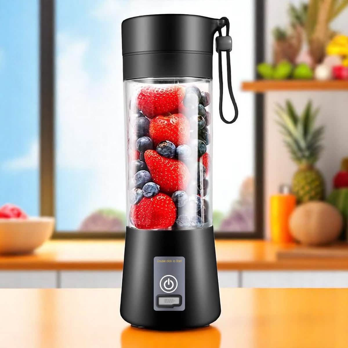 Portable Blender USB Rechargeable Juicer Fruit Smoothie Protein Shake Maker