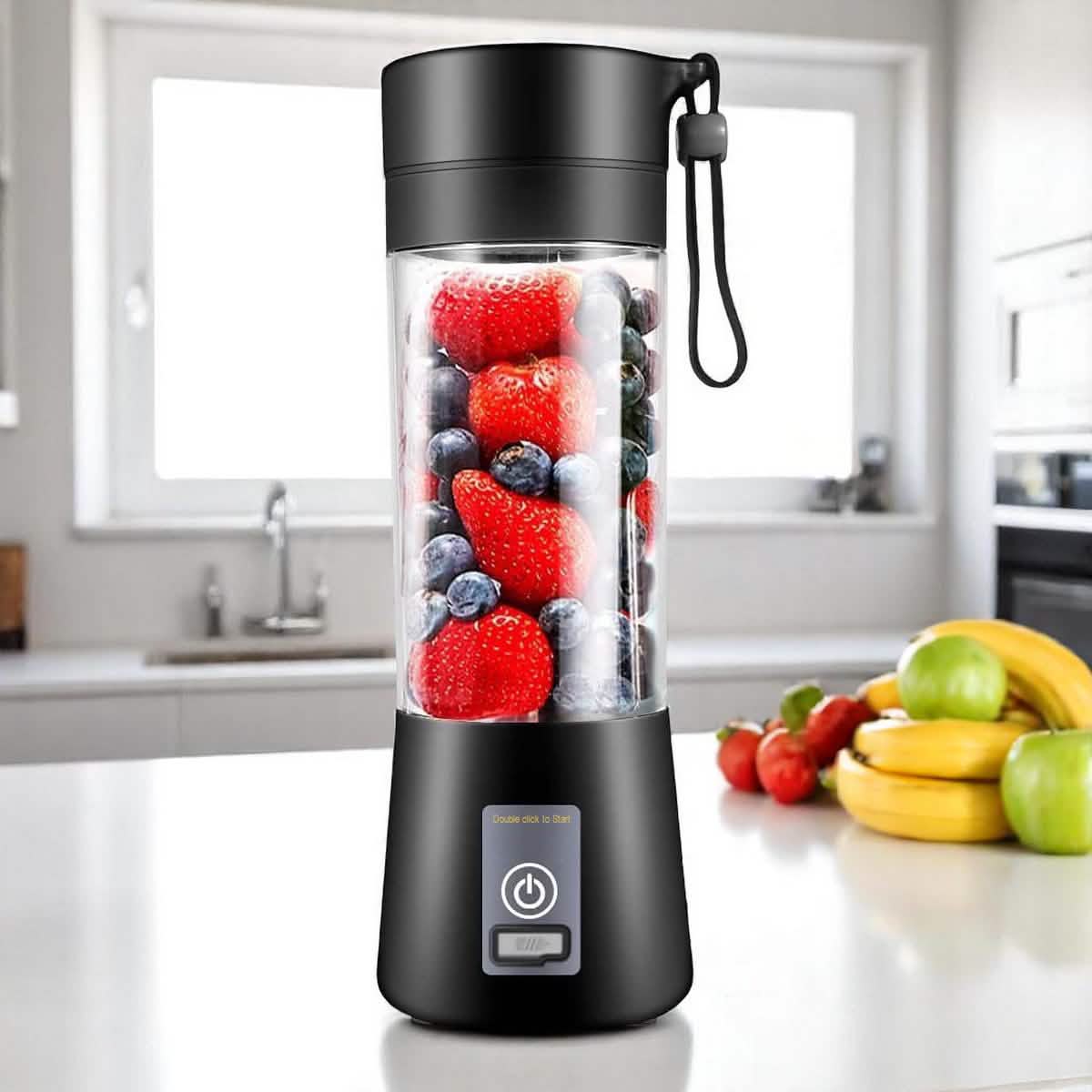 Portable Blender USB Rechargeable Juicer Fruit Smoothie Protein Shake Maker
