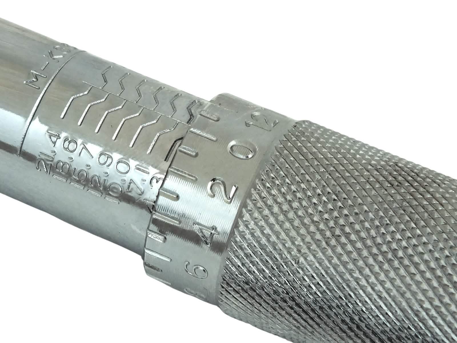 1/2" Dr. Torque Wrench Ratchet Action Micrometer Adjustment 42-210Nm | Calibration Certificate and Case