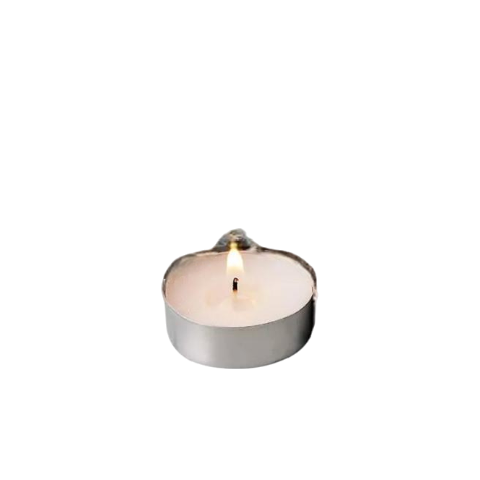 Grey Heart Tea Light Wax Melt Warmer Oil Burner + Candle + Melts
