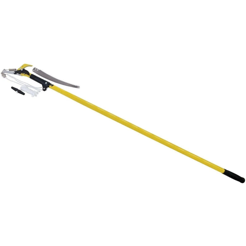 Telescopic Garden Lopper Extendable Tree High Branch Pruner Cutter + 34cm Saw - tooltime.co.uk