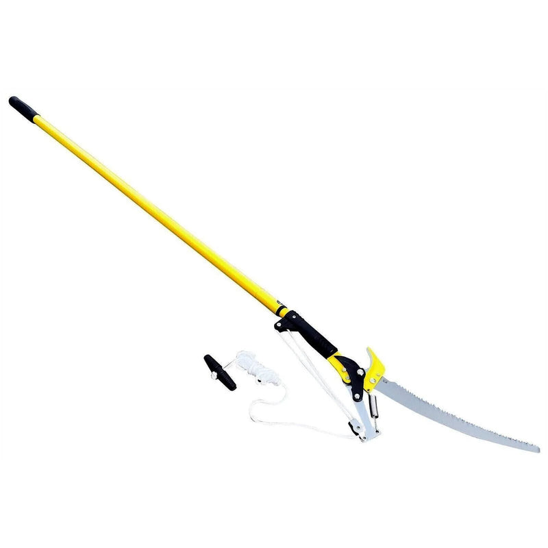 Telescopic Garden Lopper Extendable Tree High Branch Pruner Cutter + 34cm Saw - tooltime.co.uk