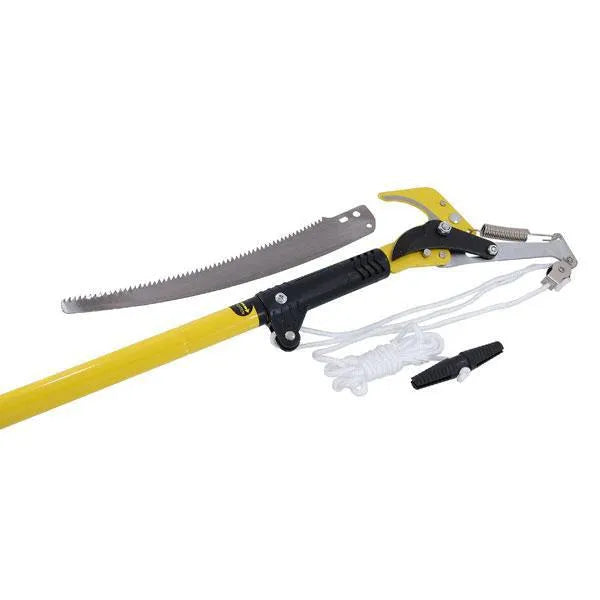 Telescopic Garden Lopper Extendable Tree High Branch Pruner Cutter + 34cm Saw - tooltime.co.uk