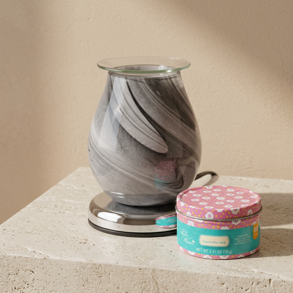 AR1450-TT electric wax warmer with wax-melt tin, view 5