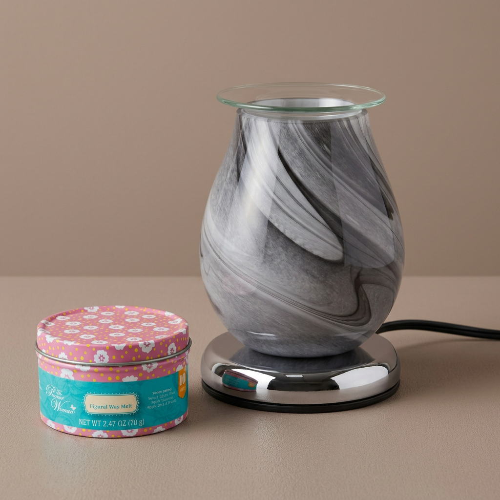 AR1450-TT electric wax warmer with wax-melt tin, view 7