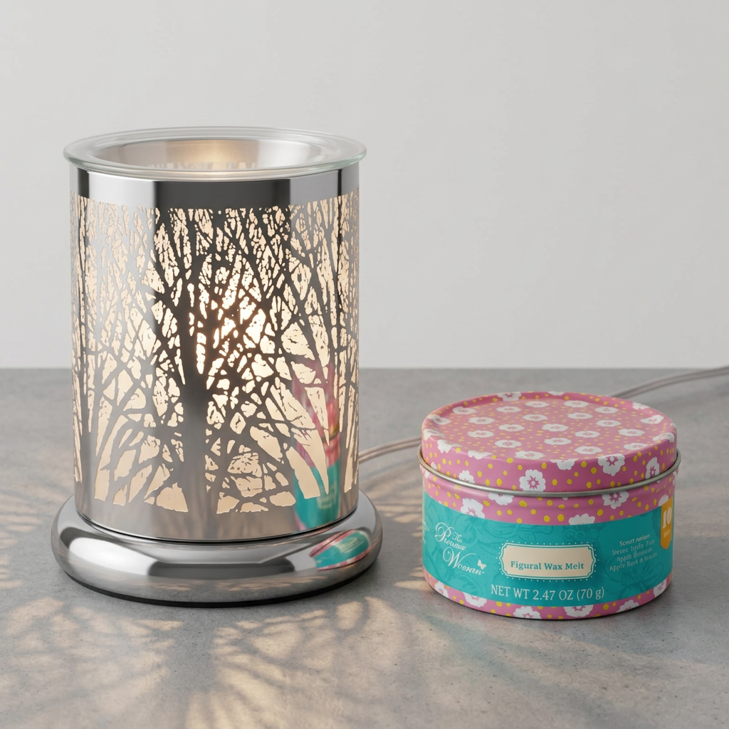 AR1511-TT electric wax warmer with wax-melt tin, view 10