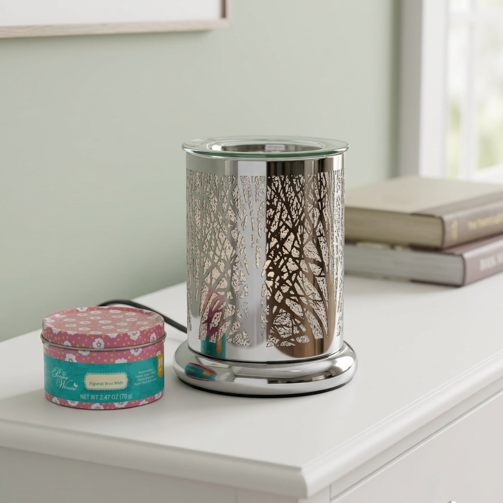 AR1511-TT electric wax warmer with wax-melt tin, view 6