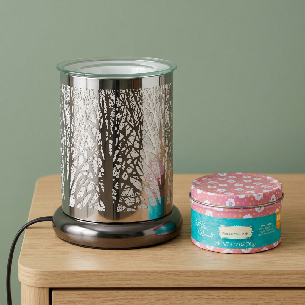 AR1511-TT electric wax warmer with wax-melt tin, view 8