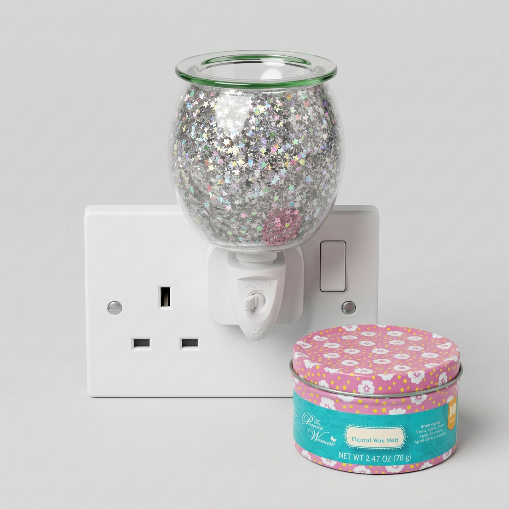 AR1585-WEB electric wax warmer with wax-melt tin, view 10
