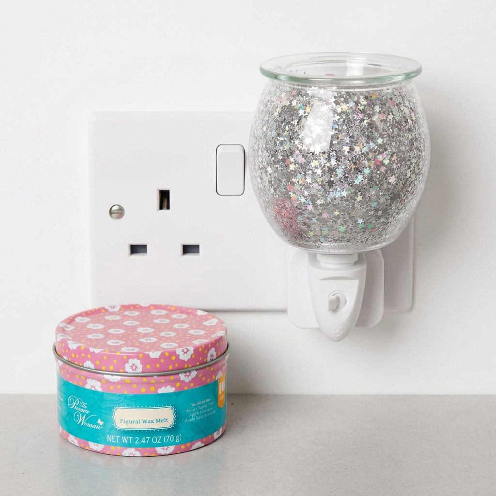 AR1585-WEB electric wax warmer with wax-melt tin, view 11