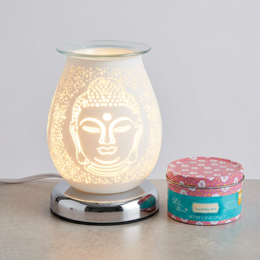 AR1641 electric wax warmer with wax-melt tin, view 10