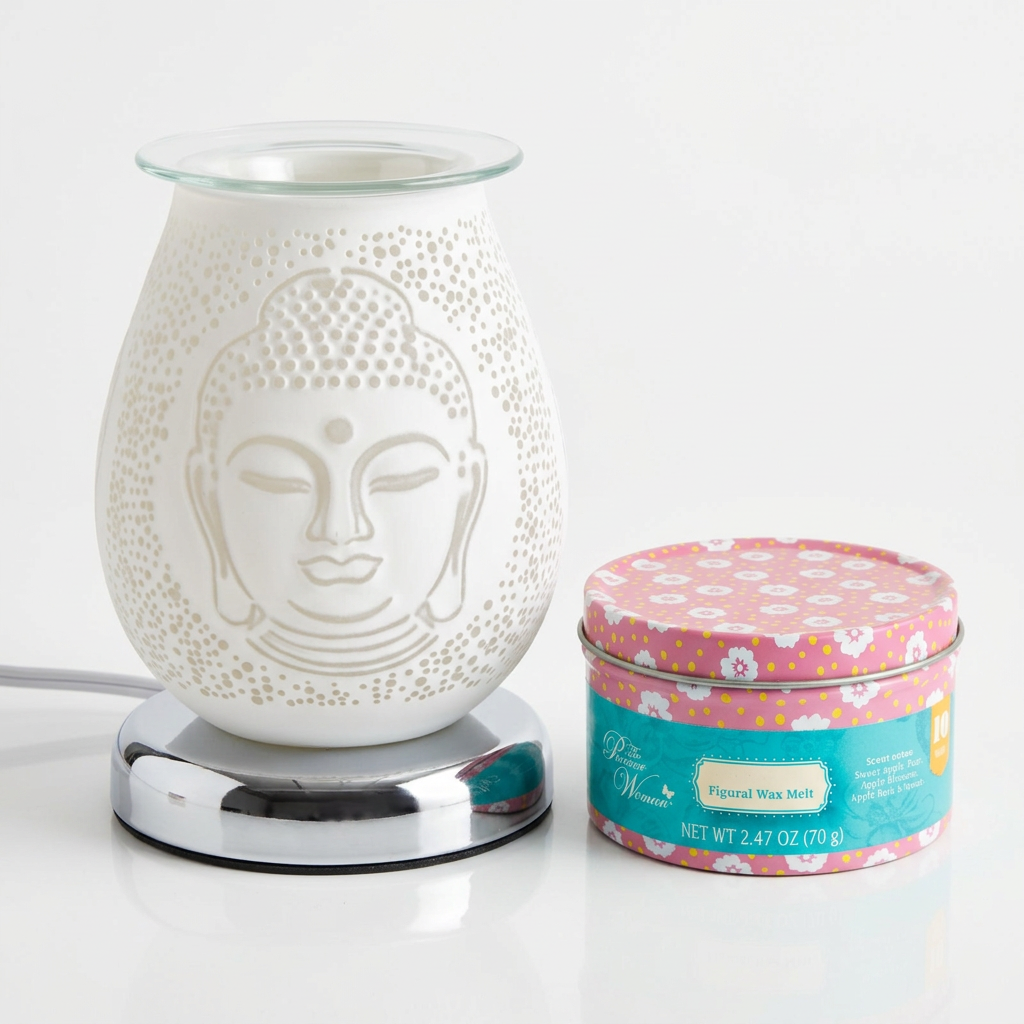 AR1641 electric wax warmer with wax-melt tin, view 11