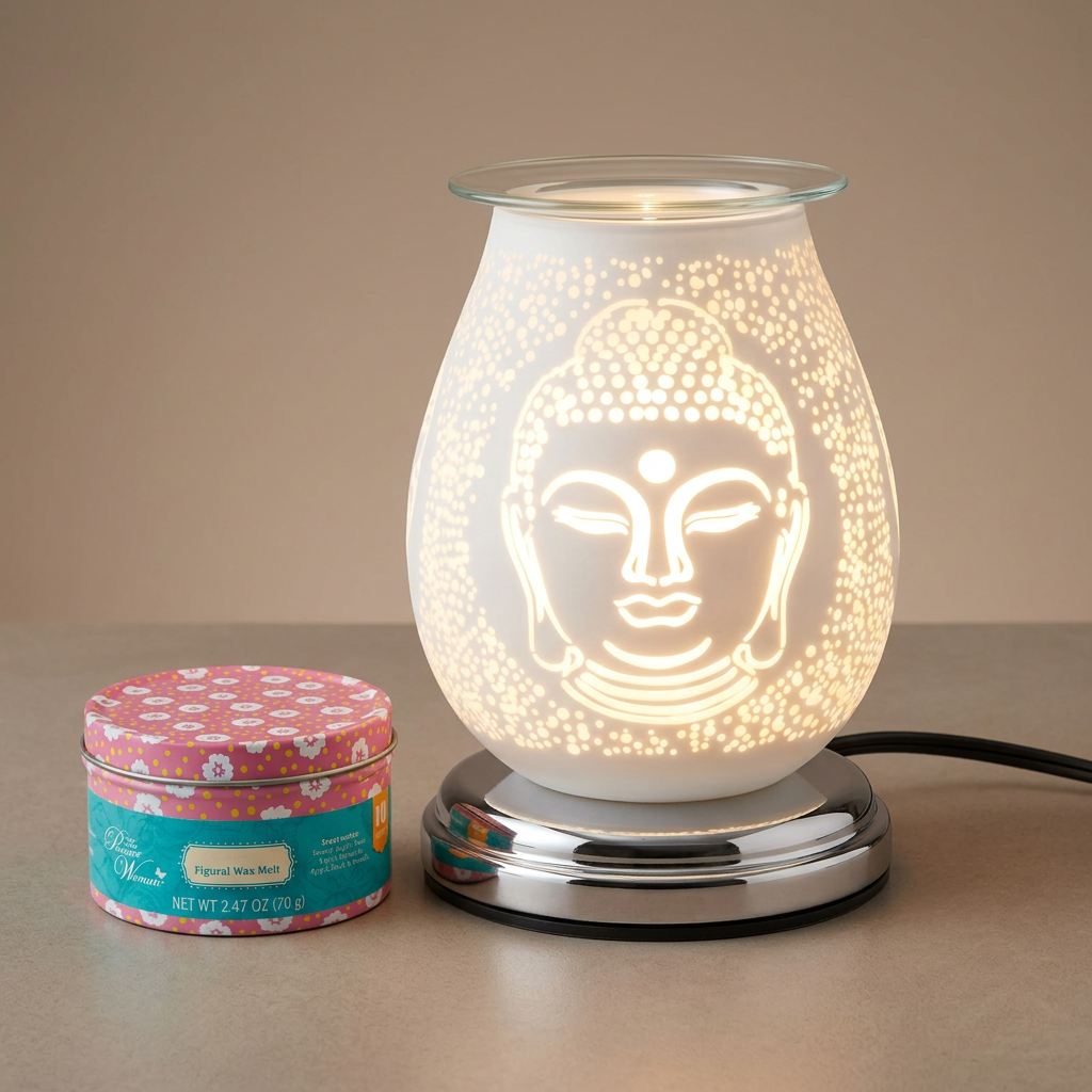 AR1641 electric wax warmer with wax-melt tin, view 7