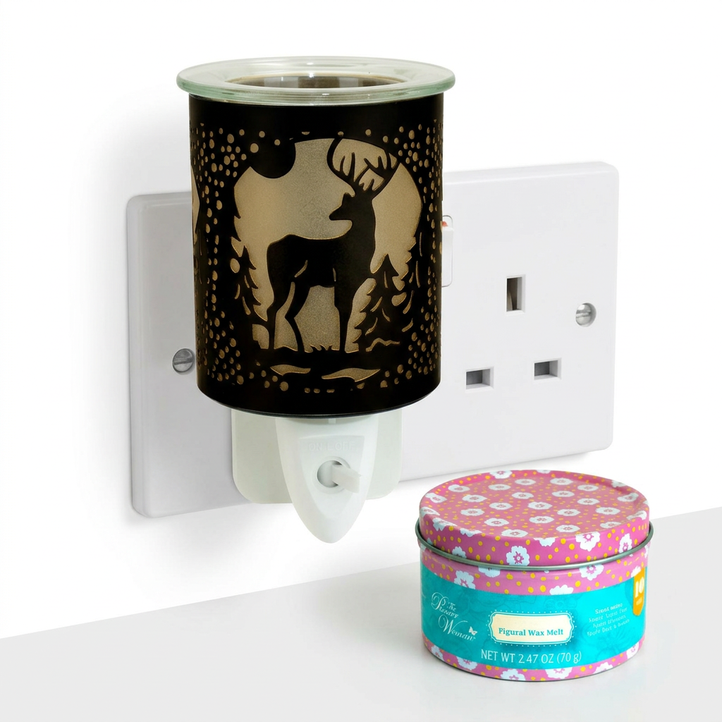 AR2078BK electric wax warmer with wax-melt tin, view 11