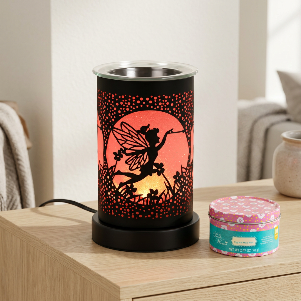 AR2248BK electric wax warmer with wax-melt tin, view 2