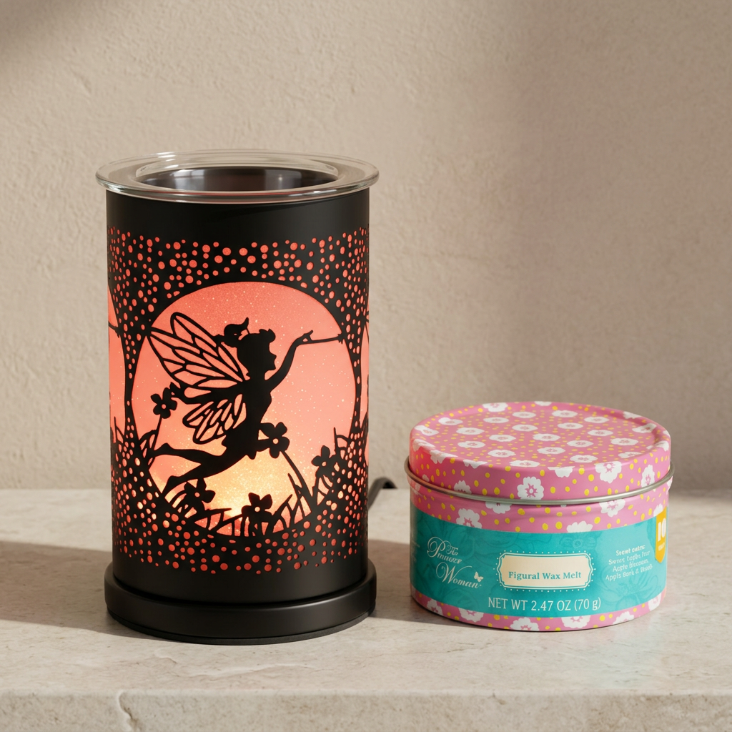AR2248BK electric wax warmer with wax-melt tin, view 5