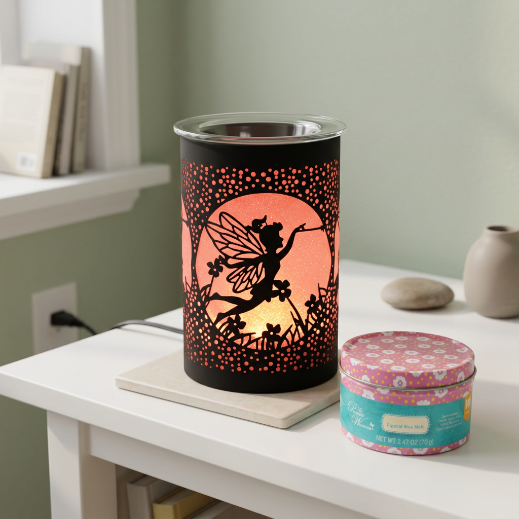 AR2248BK electric wax warmer with wax-melt tin, view 6