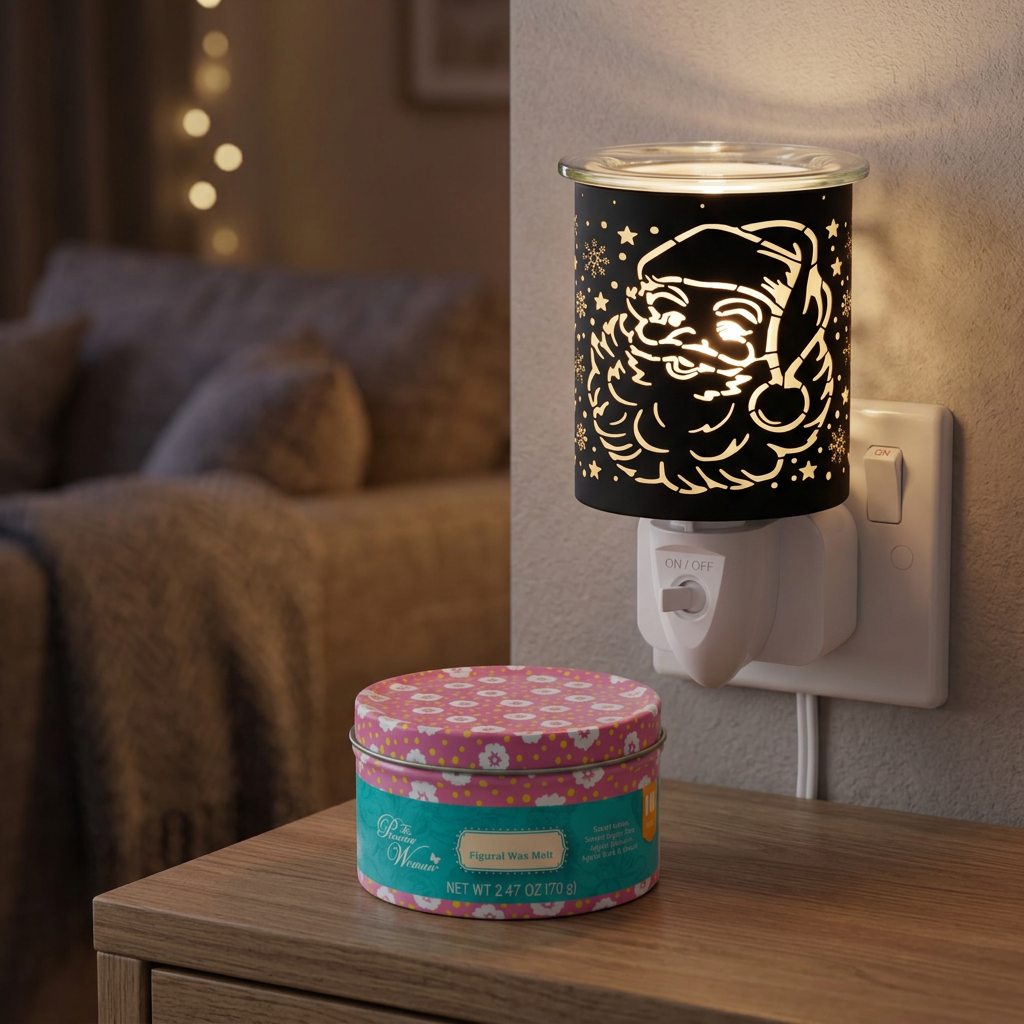 AR2288BK electric wax warmer with wax-melt tin, view 12