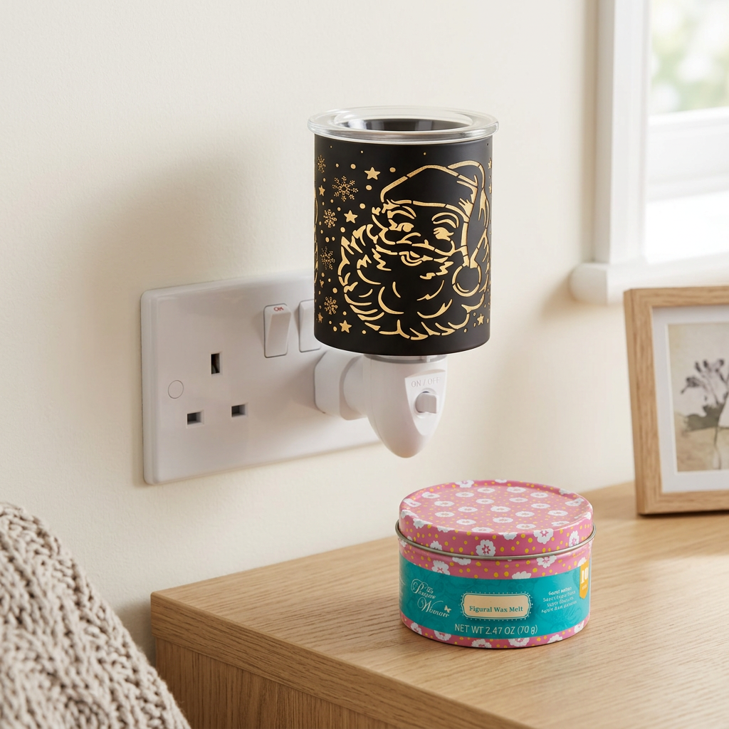 AR2288BK electric wax warmer with wax-melt tin, view 2
