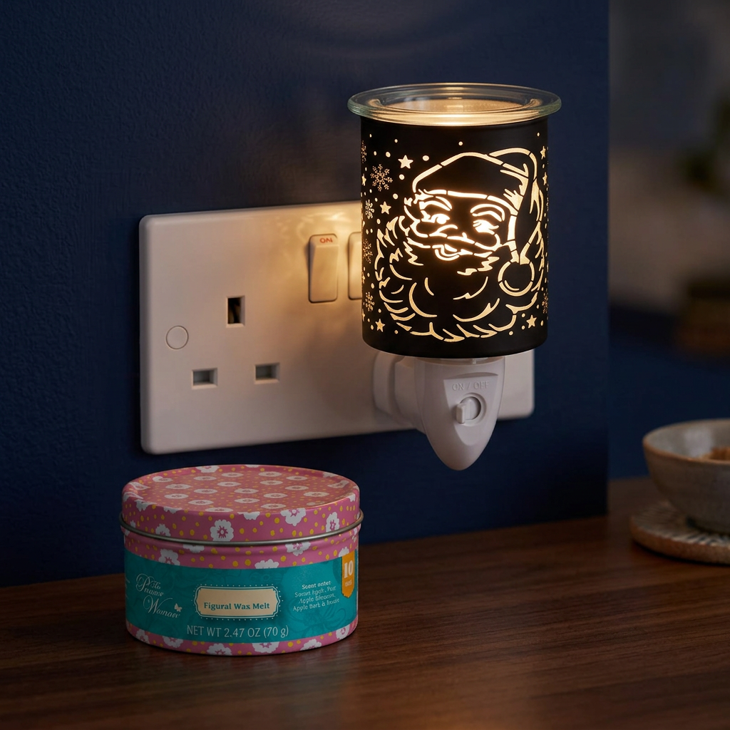 AR2288BK electric wax warmer with wax-melt tin, view 4