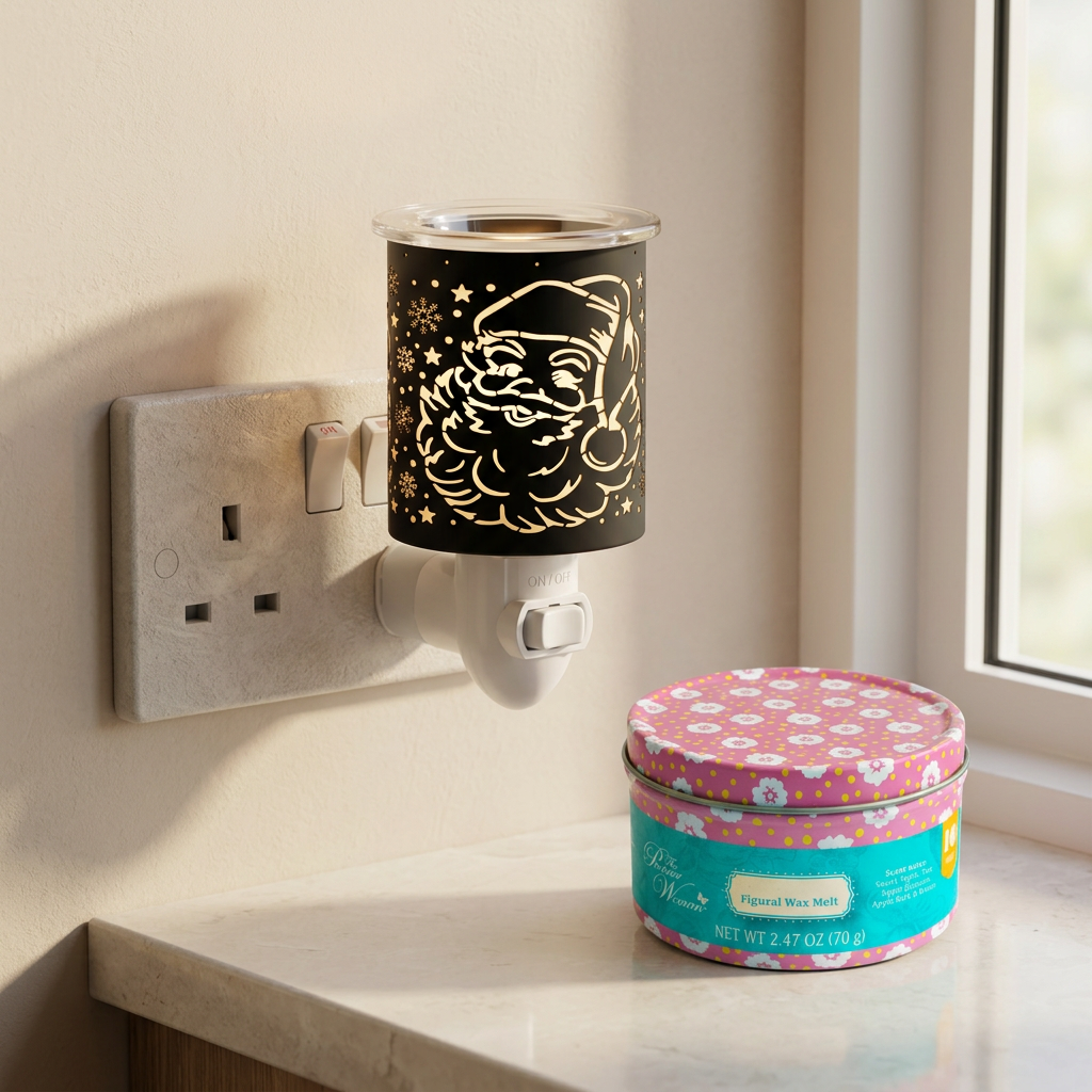 AR2288BK electric wax warmer with wax-melt tin, view 5