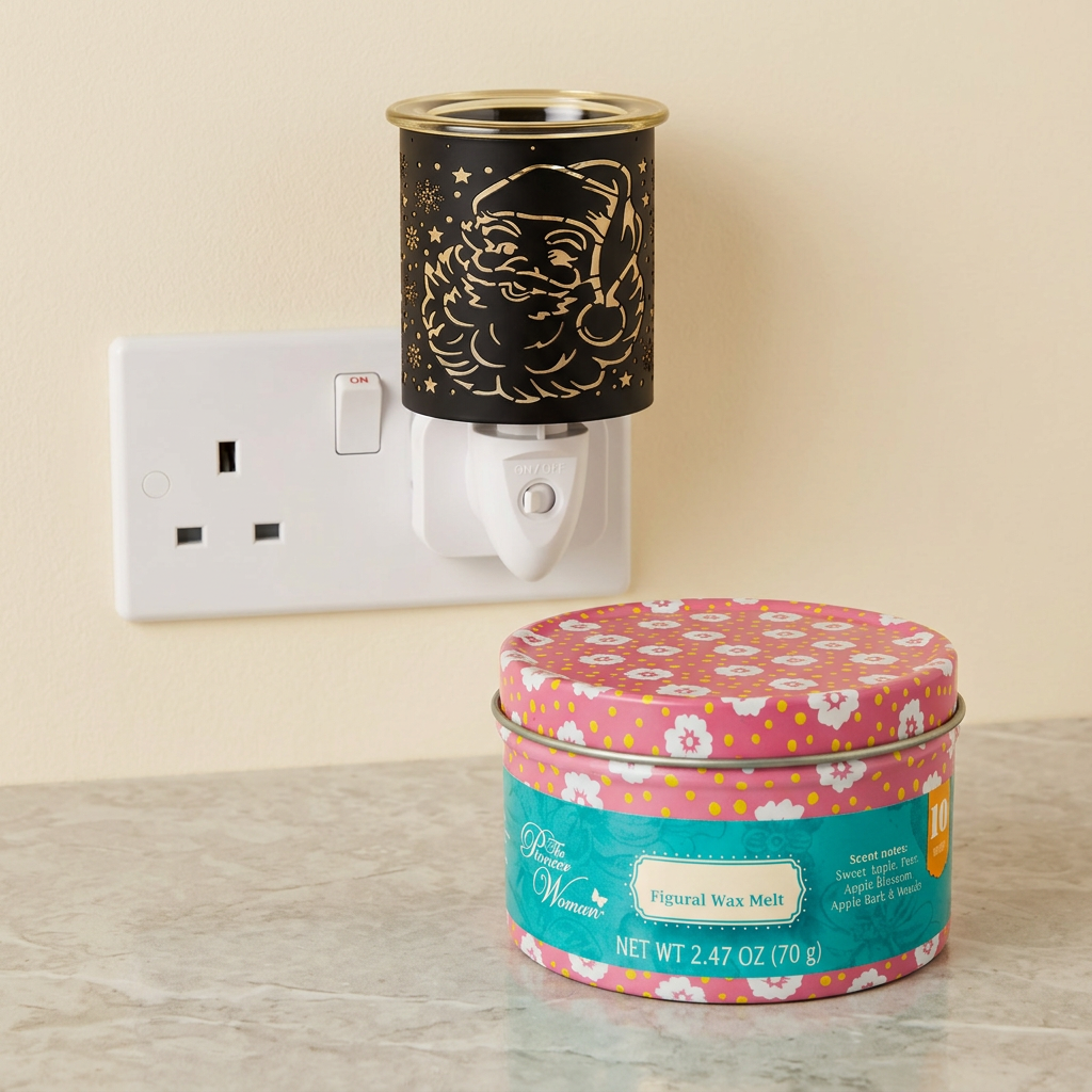 AR2288BK electric wax warmer with wax-melt tin, view 9