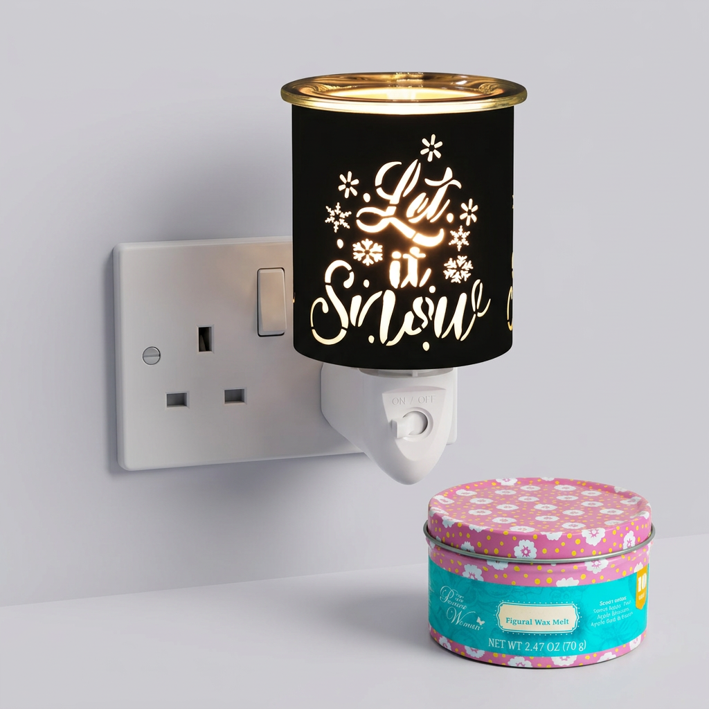 AR2295BK electric wax warmer with wax-melt tin, view 10