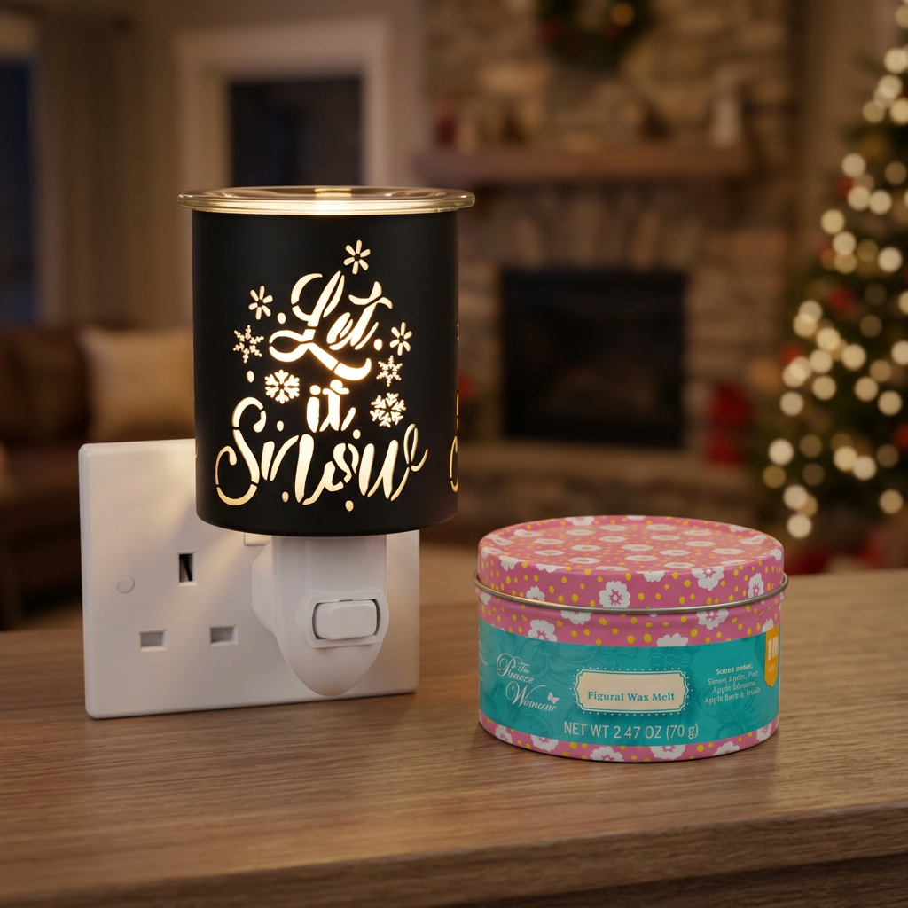 AR2295BK electric wax warmer with wax-melt tin, view 12