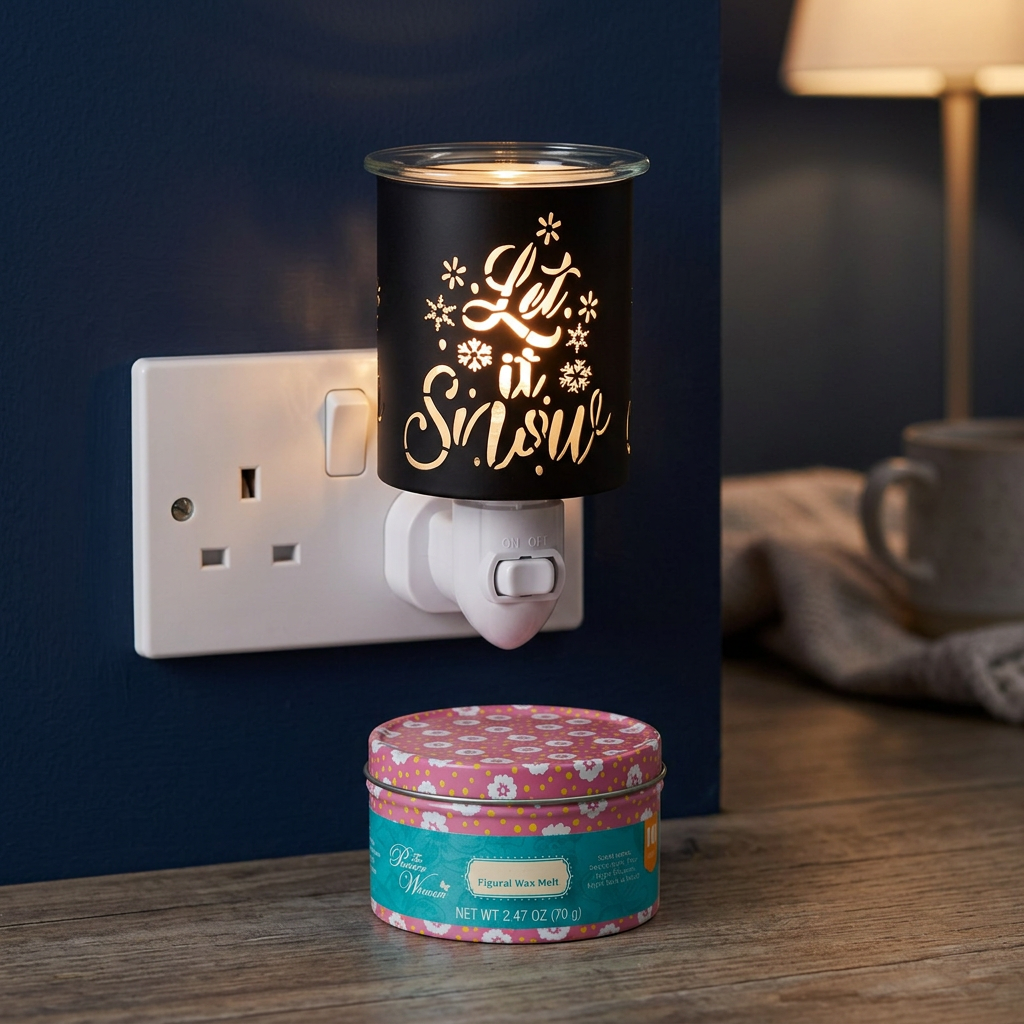 AR2295BK electric wax warmer with wax-melt tin, view 4