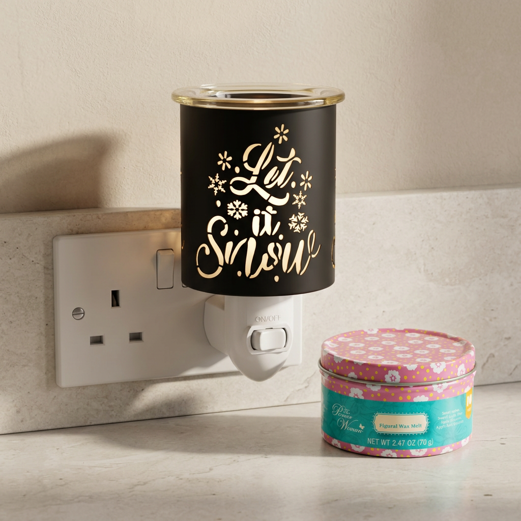 AR2295BK electric wax warmer with wax-melt tin, view 5