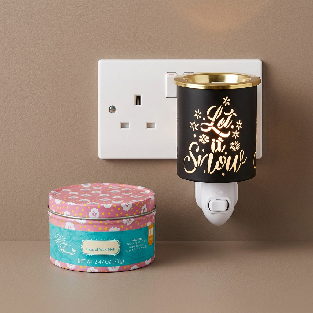 AR2295BK electric wax warmer with wax-melt tin, view 7