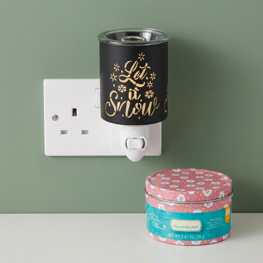 AR2295BK electric wax warmer with wax-melt tin, view 8