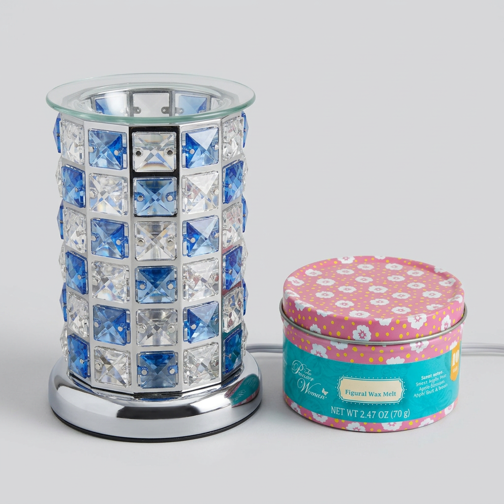LP46369-TE electric wax warmer with wax-melt tin, view 10