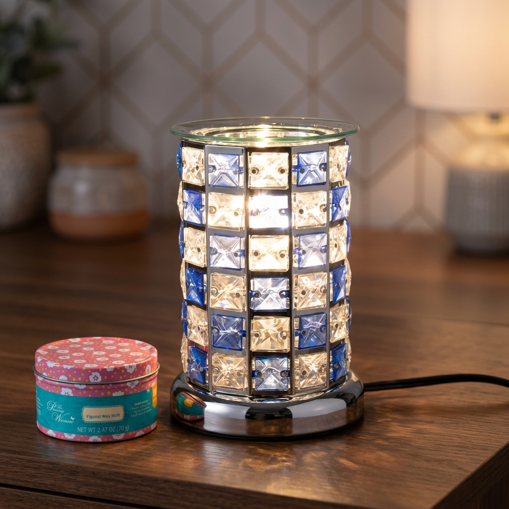 LP46369-TE electric wax warmer with wax-melt tin, view 12