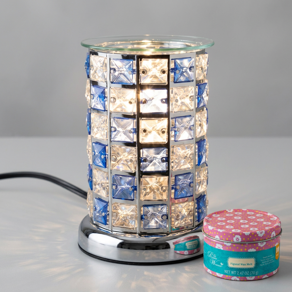 LP46369-TE electric wax warmer with wax-melt tin, view 3