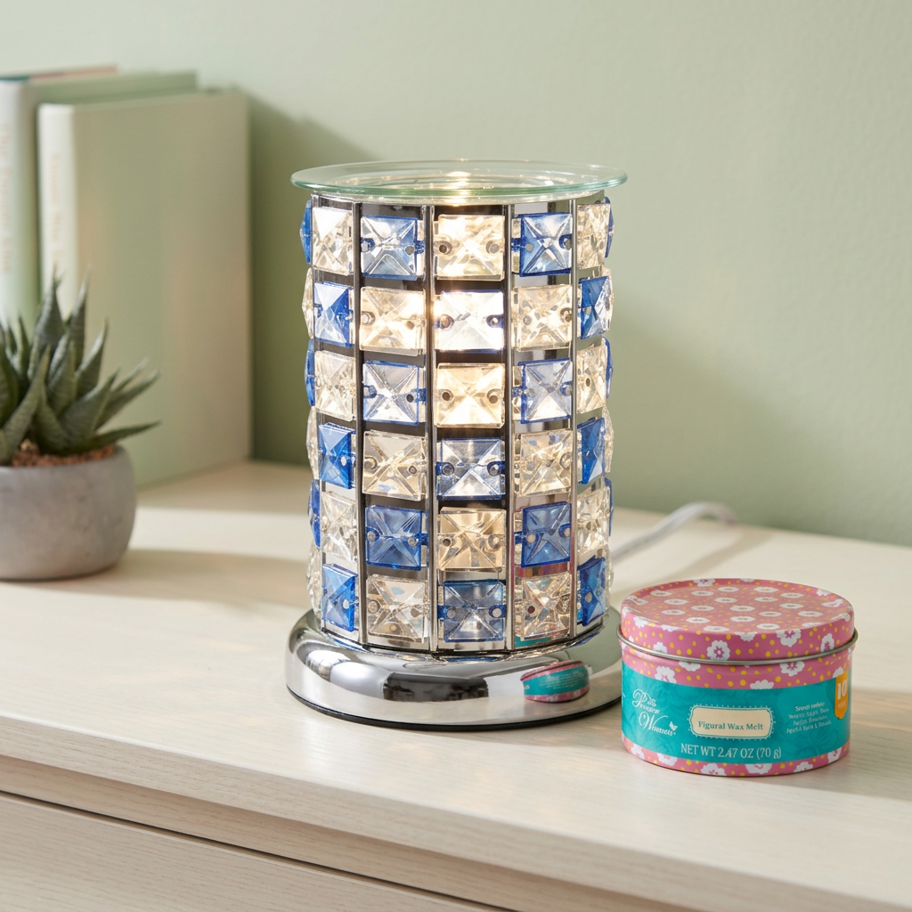 LP46369-TE electric wax warmer with wax-melt tin, view 6