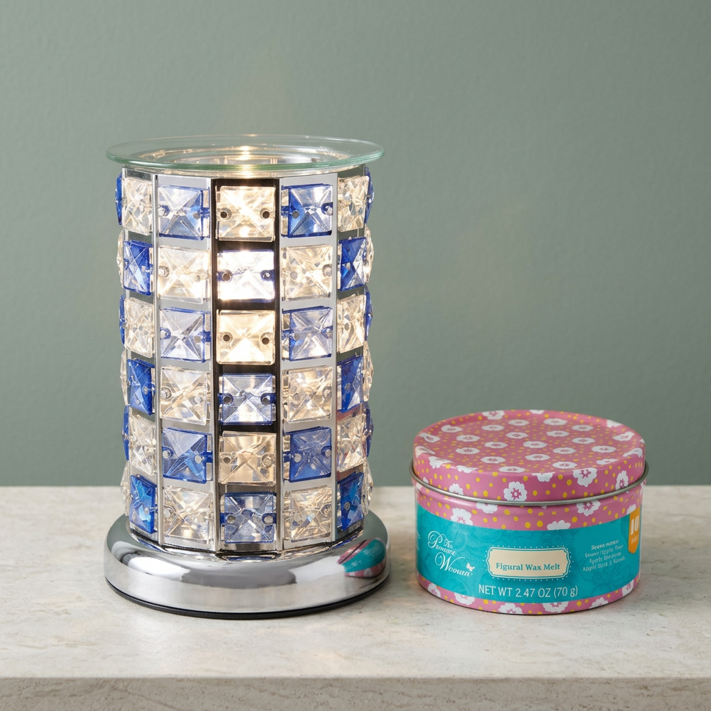 LP46369-TE electric wax warmer with wax-melt tin, view 8