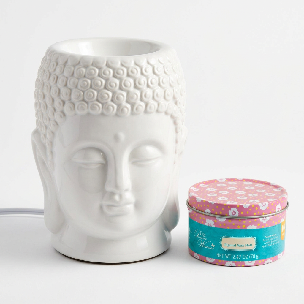 LP47414-TT electric wax warmer with wax-melt tin, view 1