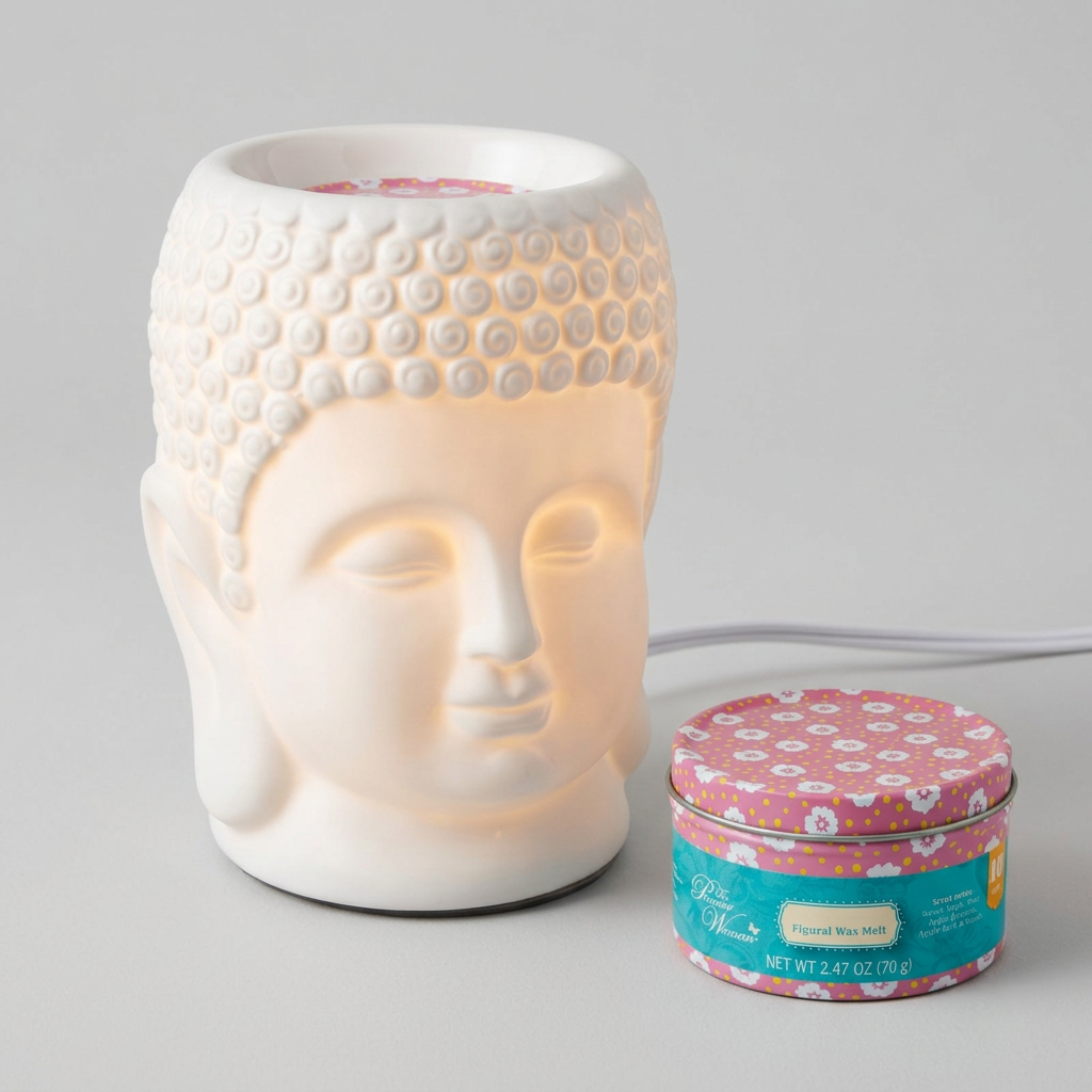 LP47414-TT electric wax warmer with wax-melt tin, view 3