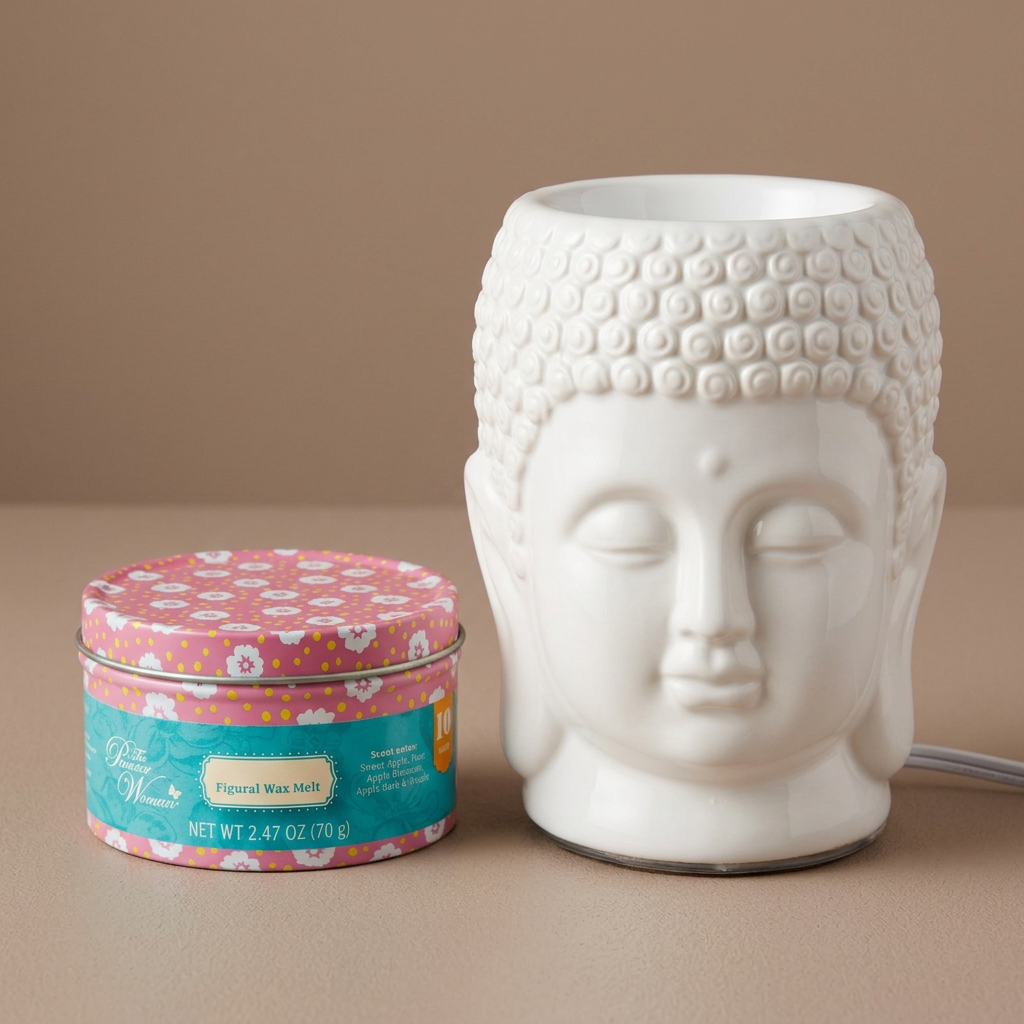 LP47414-TT electric wax warmer with wax-melt tin, view 7