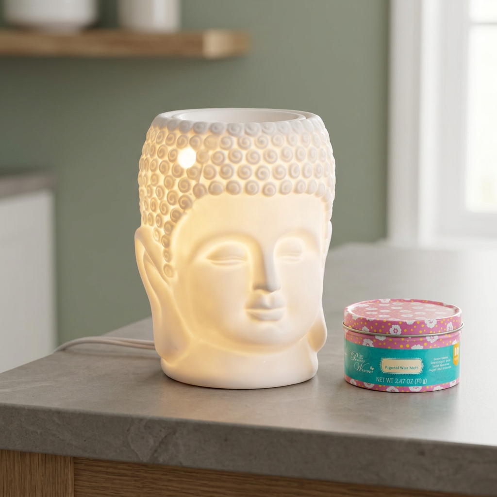 LP47414-TT electric wax warmer with wax-melt tin, view 8
