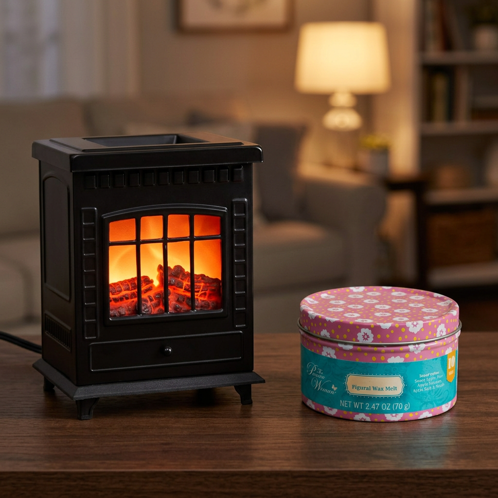 LP76242 electric wax warmer with wax-melt tin, view 12