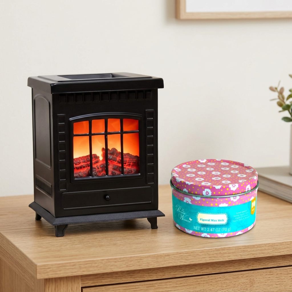 LP76242 electric wax warmer with wax-melt tin, view 2