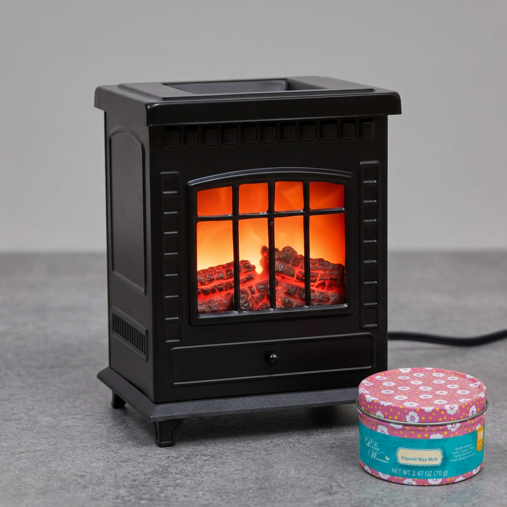 LP76242 electric wax warmer with wax-melt tin, view 3